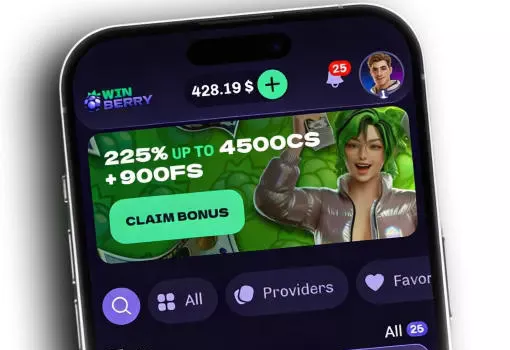 WinBerry Casino App Screenshot